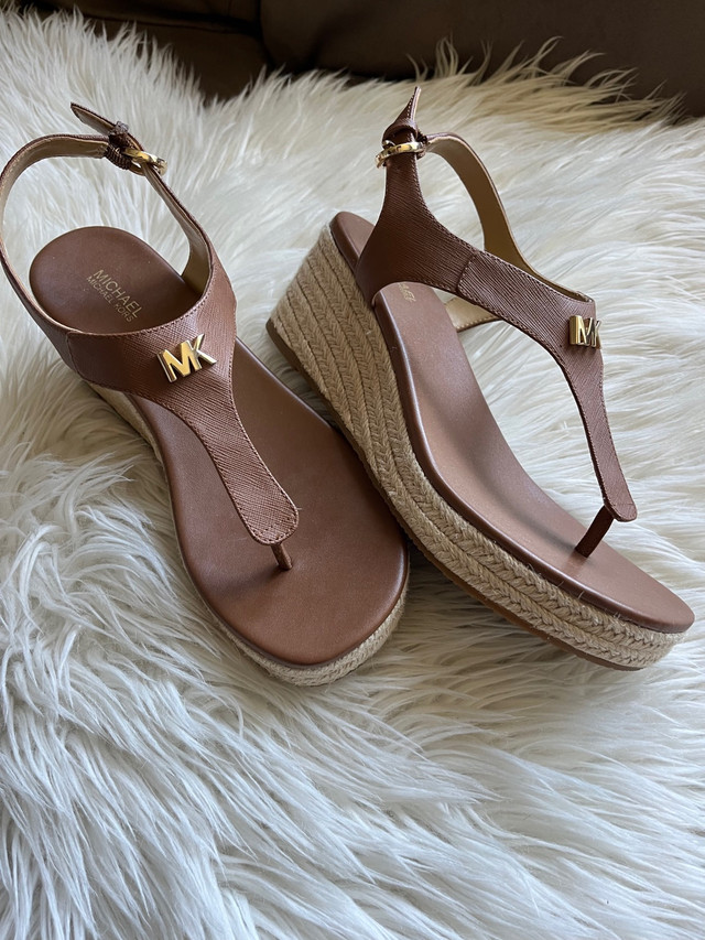 Michael Kors womens wedge sandal size 8 in Women's - Shoes in Kingston