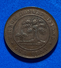 1871 Prince Edward Island Penny