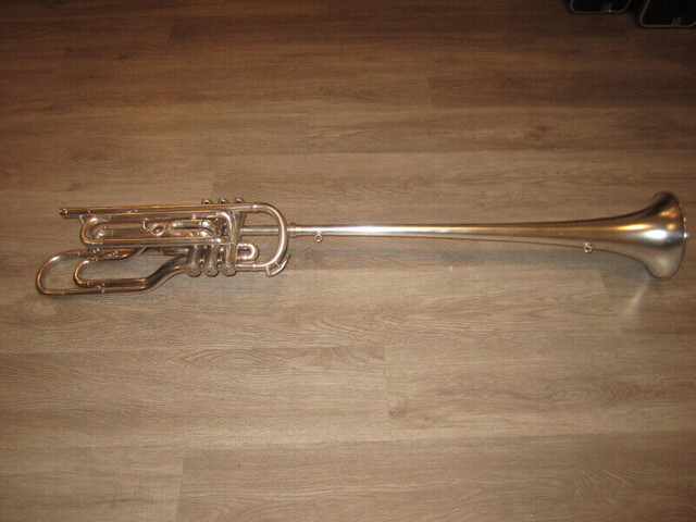PRO FANFARE TRUMPET Bb model  Tenor Herald/ Fanfare  Trumpet in Brass in Stratford - Image 2