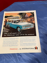 1961 International Travelall  Original Ad
