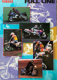 1994 Yamaha Full Line Original 16 Pg Dealer Brochure 