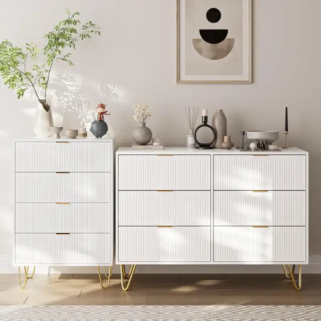 4 Drawer Dresser, Drawer Chest, Tall Storage Chest Cabinet Organ in Dressers & Wardrobes in Markham / York Region - Image 10