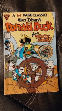 Mid grade Donald Duck #250 Pirate Gold Carl Barks Gladstone 