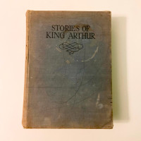 Vintage Stories of King Arthur Retold by Blanche Winder Book
