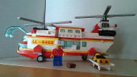 LEGO  Set #6482 - Light & Sound Rescue Helicopter  1989VTG