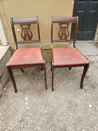 Vintage Wood Chairs 