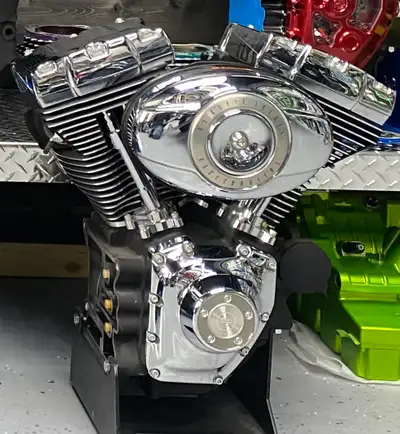 Harley twin cam motor 96” stock Pulled out of a 2012 ultra classic for a upgraded 110” motor Throttl...