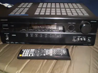 Onkyo Remote RC-735M with FREE BONUS BELOW Onkyo TX-SR307 Home Theater Receiver Remote Tested and WO...