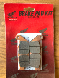 New motorcycle brake pads