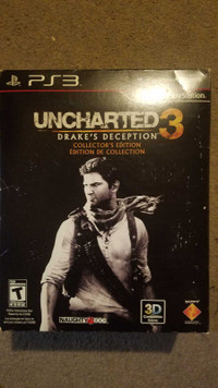 PS3 Uncharted 3 Collectors Edition CIB-$60