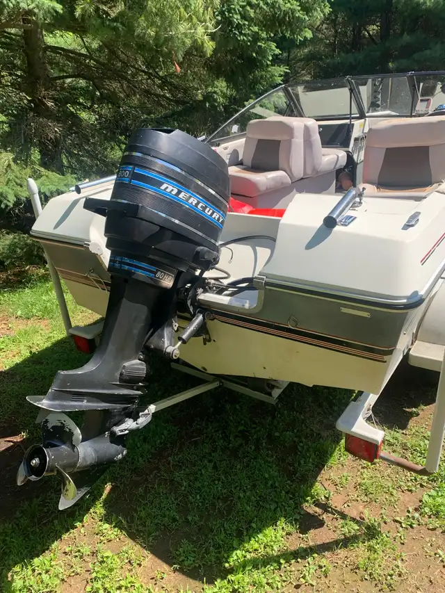 16’ StarCraft with 80 HP Merc in Powerboats & Motorboats in Trenton - Image 3