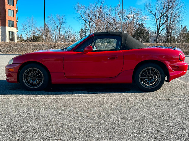 2003 MAZDA MIATA MX-5 NB Never Winter driven, NEW CANVAS TOP dans Autos et camions  à Ouest de l’Île - Image 2