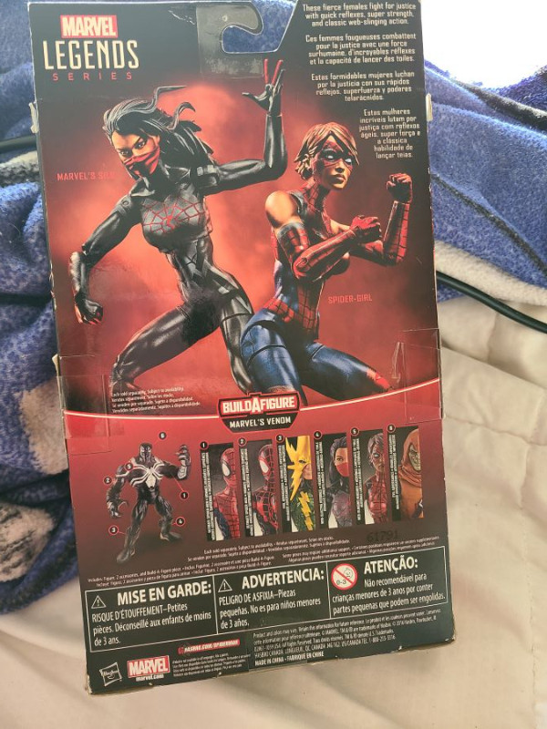 Marvel Legends - Silk Space Venom Build A Figure in Toys & Games in Regina - Image 3