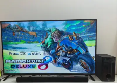 LG 55" LED TV + Sound Bar, View more