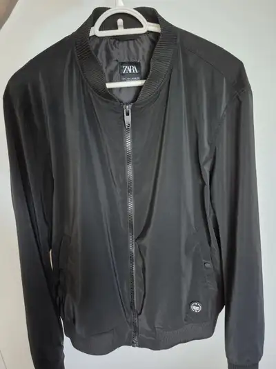 Men's Black ZARA Bomber Jacket-NEW, View more