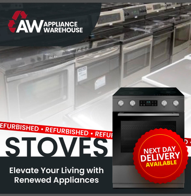 HUGE SELECTION OF REFURBISHED RANGES!!!ONE YEAR FULL WARRANTY!!! in Other in Edmonton
