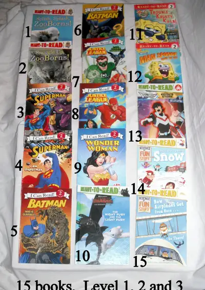 Learning-to-read books, for kids 4 years up progressive 3 levels, View more