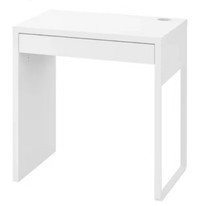 Ikea white desk + one chair