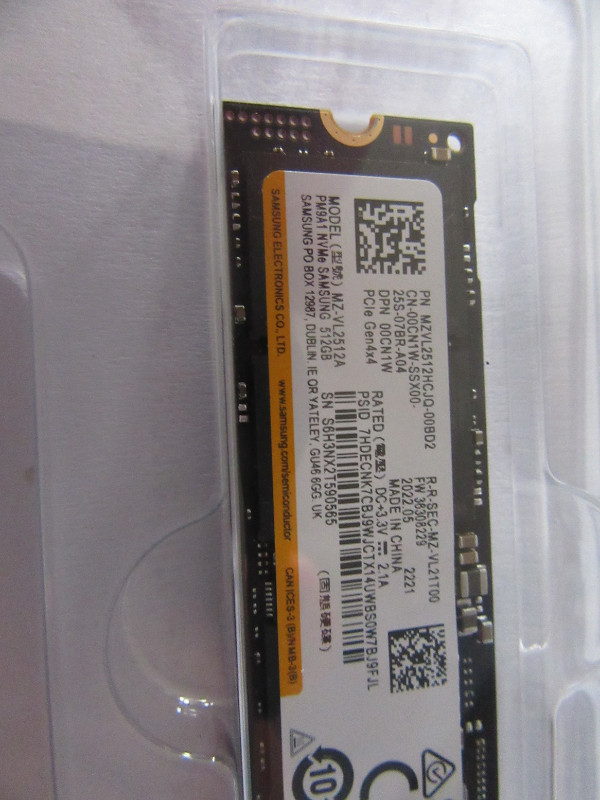 ✨✨Samsung SSD hard drive Pcle Gen4X4 in System Components in Ottawa