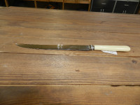 Vintage Carving Knife, Mutual Hiram Walker, 7 3/4" blade,12 1/4"