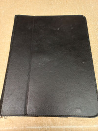 9.7 inch iPAD Black Leather Case