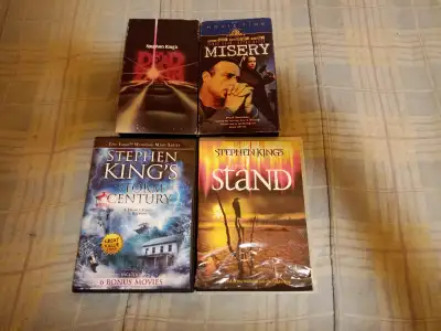 (l@@K&gt;) STEPHEN KING MOVIE dvd/vhs LOT.., View more