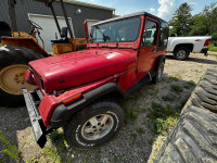 1988 Jeep YJ Part out 4.2L manual 
