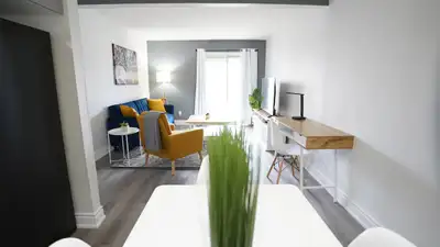 Newly Renovated 2-Bedroom Apartment in Long Sault This modern, newly renovated two-bedroom apartment...
