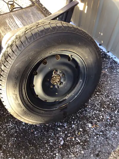 2020 winter Toyo tires & rims, 225/75 R16, used 2 winters & stored indoors since. $400.00 obo, no tr...