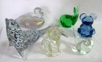 SIX PRESSE PAPIER ANIMALIER VINTAGE ANIMAL PAPER WEIGHTS LOT a