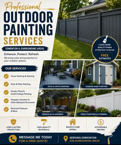 Fence & Garden Shed Painting, View more