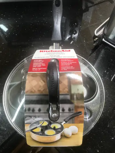 Brand New Kitchen Aid egg-poacher set., View more
