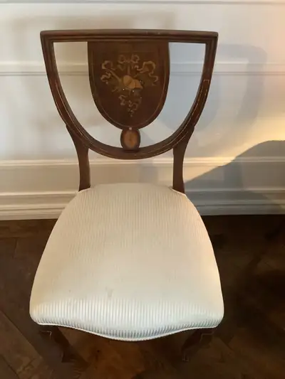 Edwardian Shield-Back Accent Chair – Antique, View more