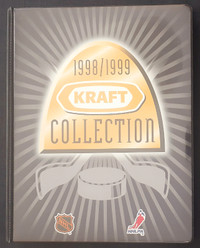 Cartable de collection de cartes de hockey Kraft 1998-99 NHL