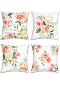 New,,, Velvet Pillowcases. Set of 4