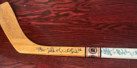 Toronto Maple Leafs Signed Hockey Stick 92-94