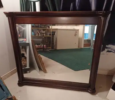 Large bevelled mirror, View more