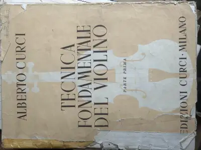 Vintage book on violin technique. Part one. Published by Edizioni Curci, Milan. Moving sale. See my...