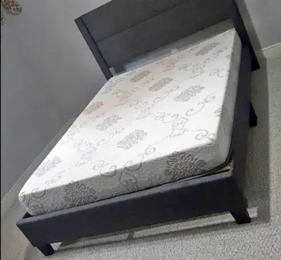 Full/Double bedframe with Mattress , View more