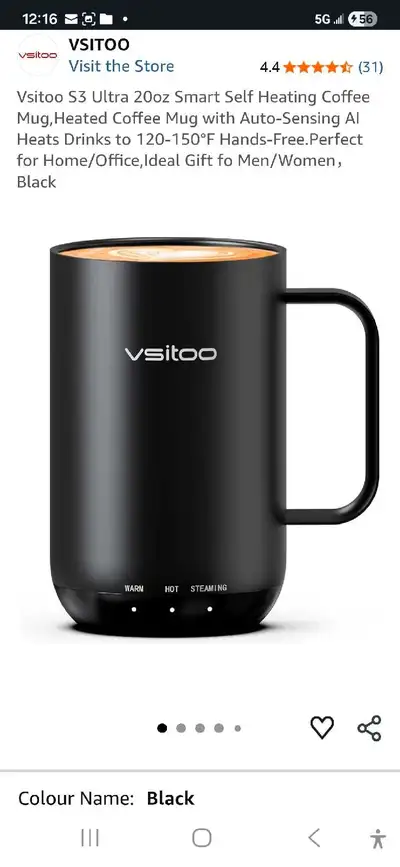 Smart 3 smart mug  by Vsitoo, View more