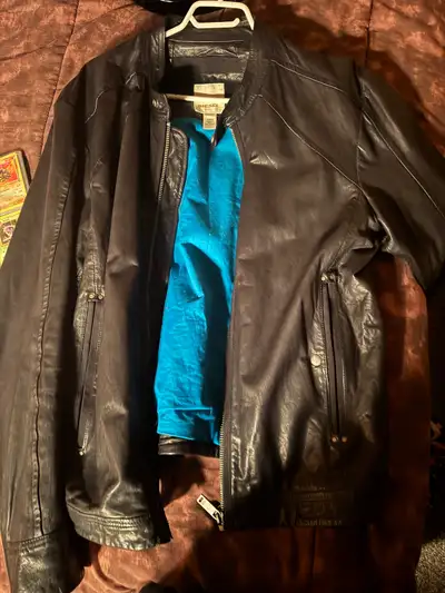Diesel leather jacket, View more