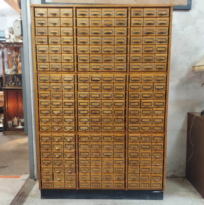 Multi-Drawer Wood Science Cabinet w 3-Modules, View more