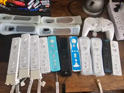 -Nintendo Wii Motion Remotes ($30 Each) -Nintendo Wii Remotes With Battery Cover ($25 Each) -Nintend...