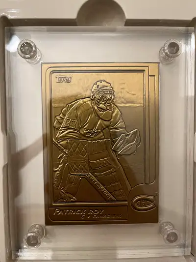 Patrick Roy Bronze Minted Rookie Card with Autograph, View more