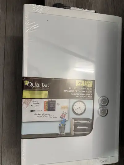 Brand new Quartet 11x17 magnetic dry erase whiteboard for sale. Never used and in excellent conditio...