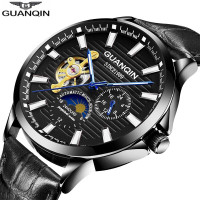 GUANQIN 2019 montre d'affaires hommes automatique horloge lumine