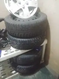 Winter tires on 14" steel rims