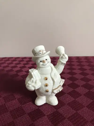 Lenox White Ivory Seasonal Snowman, View more