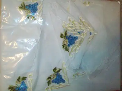 Tablecloth Bought In The Ukraine With Matching Serviettes, View more
