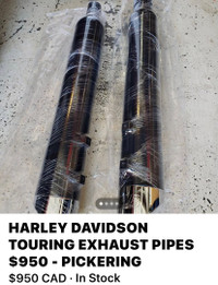 HARLEY DAVIDSON TOURING EXHAUST $950 obo Pickering 